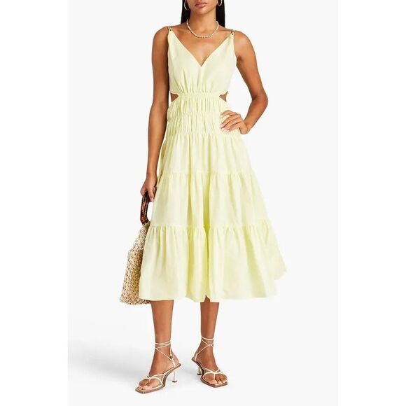 Maje Side Cut Out Maxi Dress NEW - Picture 2 of 13